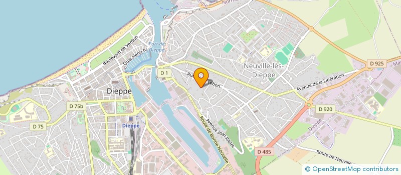 localisation de l'entreprise MONSIEUR JACQUES LUCIANI à DIEPPE