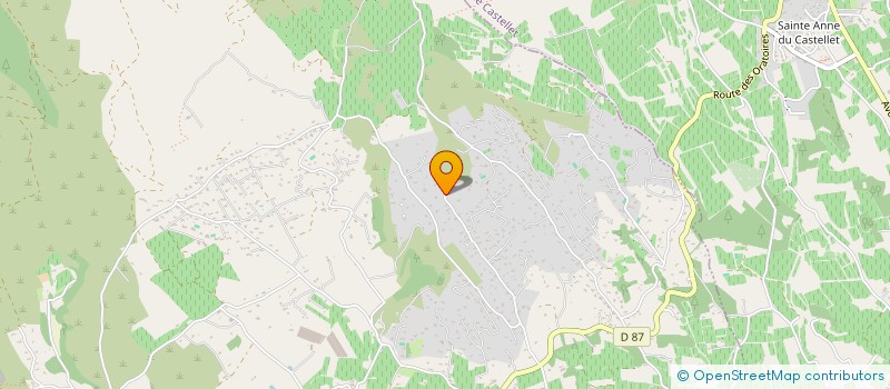 localisation de l'entreprise MONSIEUR JACQUES LUDER  LA CADIERE-D'AZUR