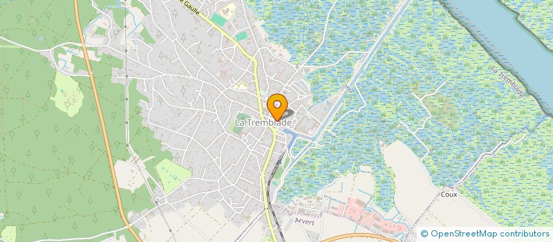 localisation de l'entreprise MONSIEUR JACQUES LUDET à LA TREMBLADE