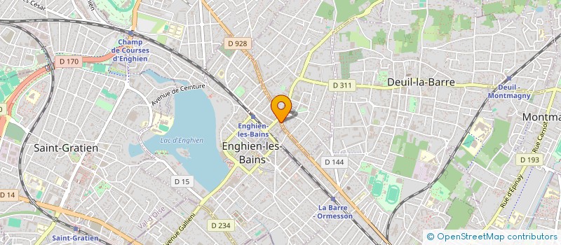 localisation de l'entreprise MONSIEUR JACQUES LUEZ à ENGHIEN-LES-BAINS