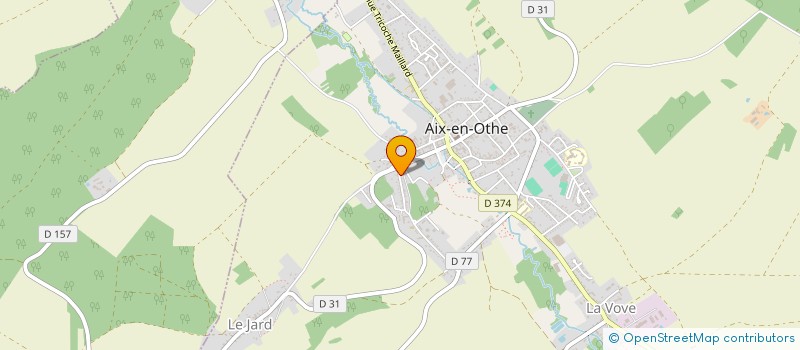 localisation de l'entreprise MONSIEUR JACQUES LUX  AIX-VILLEMAUR-PALIS