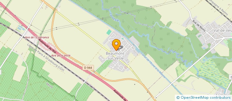 localisation de l'entreprise MONSIEUR JACQUES MACQUART à BEAUMONT-SUR-VESLE