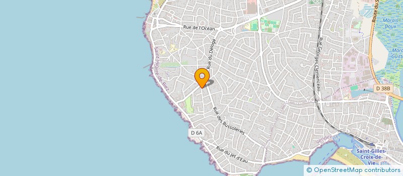 localisation de l'entreprise MONSIEUR JACQUES MAGAUD à SAINT-HILAIRE-DE-RIEZ