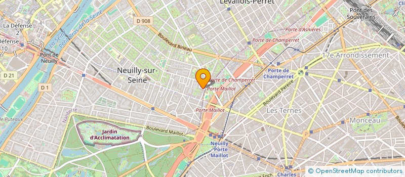 localisation de l'entreprise MONSIEUR JACQUES MAGDELAINE à NEUILLY-SUR-SEINE