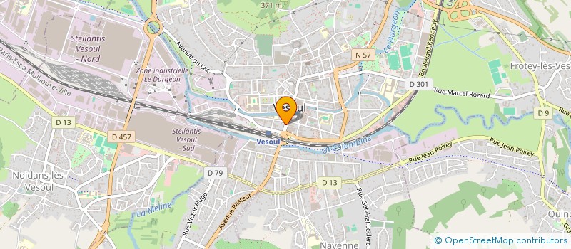 localisation de l'entreprise MONSIEUR JACQUES MAGNIEZ  VESOUL