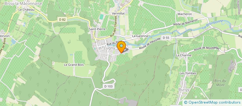 localisation de l'entreprise MONSIEUR JACQUES MAGOT à LUGNY