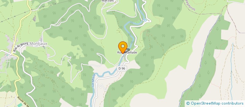 localisation de l'entreprise MONSIEUR JACQUES MAILHE  SAINT-ROME-DE-CERNON