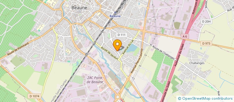 localisation de l'entreprise MONSIEUR JACQUES MAILLOT  BEAUNE