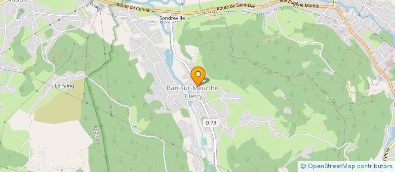 localisation de l'entreprise MONSIEUR JACQUES MAIRE  BAN-SUR-MEURTHE-CLEFCY