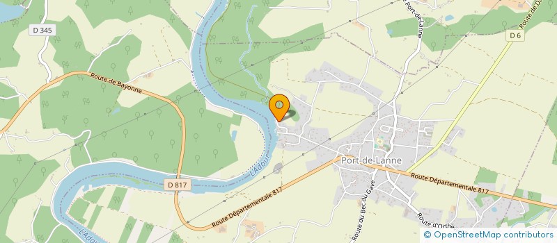 localisation de l'entreprise MONSIEUR JACQUES MAISONNAVE  HASTINGUES