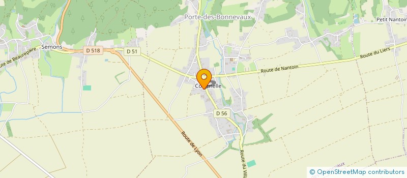 localisation de l'entreprise MONSIEUR JACQUES MAITRE à POMMIER-DE-BEAUREPAIRE