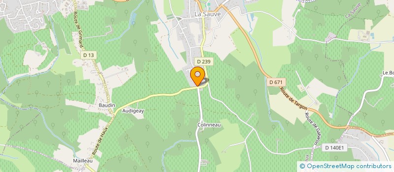 localisation de l'entreprise MONSIEUR JACQUES MALEYRAN  LA SAUVE