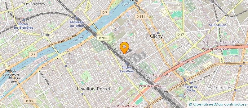 localisation de l'entreprise MONSIEUR JACQUES MALIVOIR à CLICHY