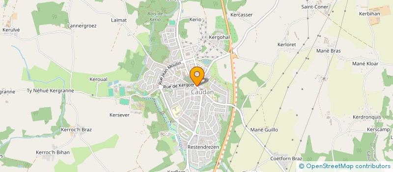 localisation de l'entreprise MONSIEUR JACQUES MALLA à CAUDAN