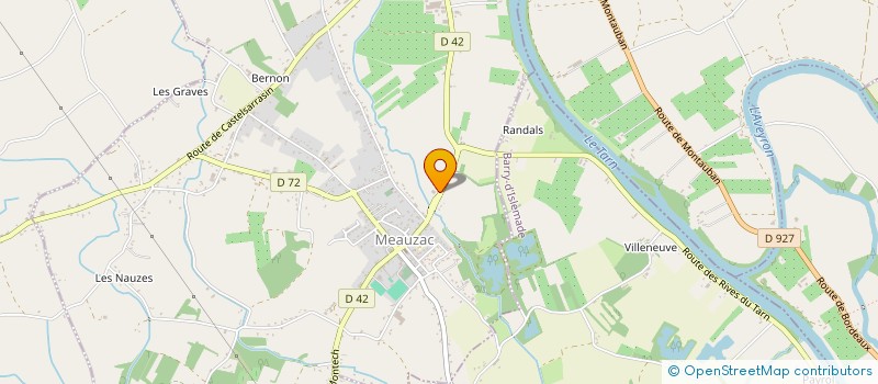 localisation de l'entreprise MONSIEUR JACQUES MALZAC  MEAUZAC