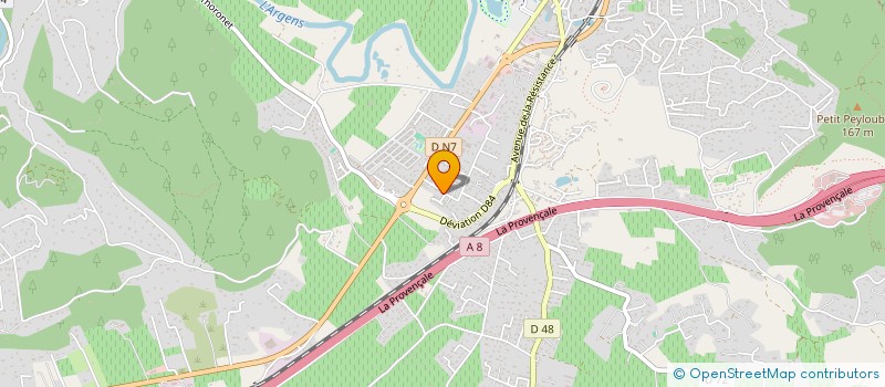 localisation de l'entreprise MONSIEUR JACQUES MAMASSIAN  VIDAUBAN