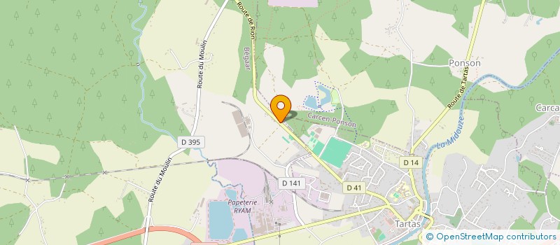 localisation de l'entreprise MONSIEUR JACQUES MAMIQUE  TARTAS