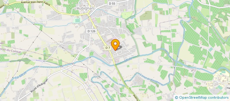 localisation de l'entreprise MONSIEUR JACQUES MANDRAS  AUBIGNAN