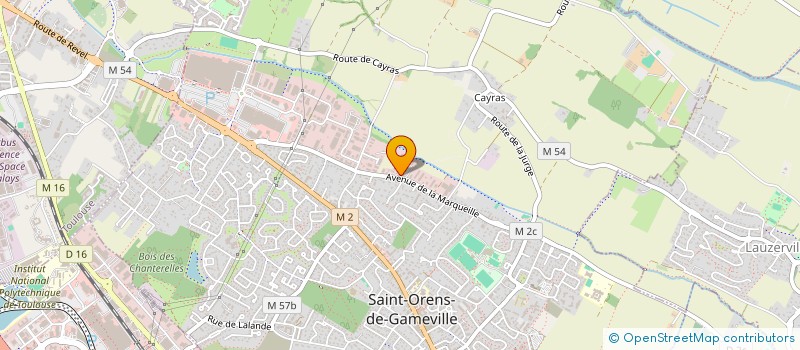 localisation de l'entreprise MONSIEUR JACQUES MANDRET MORICAU à SAINT-ORENS-DE-GAMEVILLE