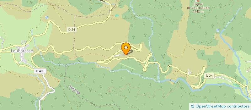 localisation de l'entreprise MONSIEUR JACQUES MANERO  VALGORGE