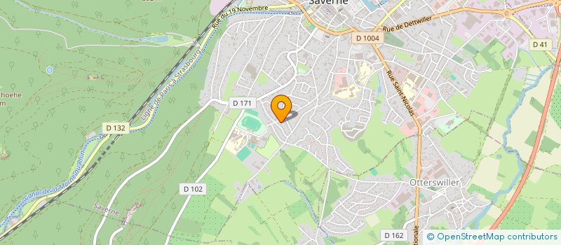 localisation de l'entreprise MONSIEUR JACQUES MANGEOL à SAVERNE