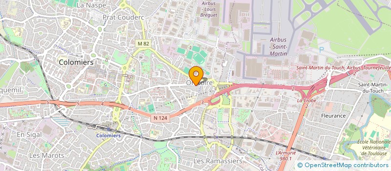 localisation de l'entreprise MONSIEUR JACQUES MANRIQUE à COLOMIERS