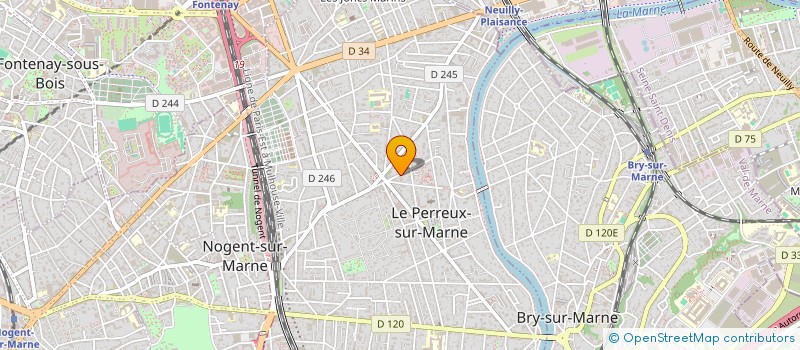 localisation de l'entreprise MONSIEUR JACQUES MARCAULT à LE PERREUX-SUR-MARNE