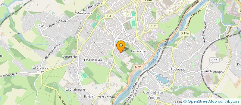 localisation de l'entreprise MONSIEUR JACQUES MARCELOT à ISLE