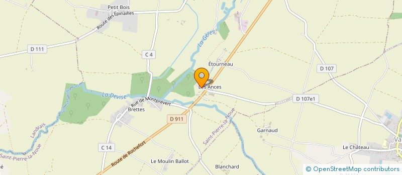 localisation de l'entreprise MONSIEUR JACQUES MARCHAIS  SAINT-PIERRE-LA-NOUE