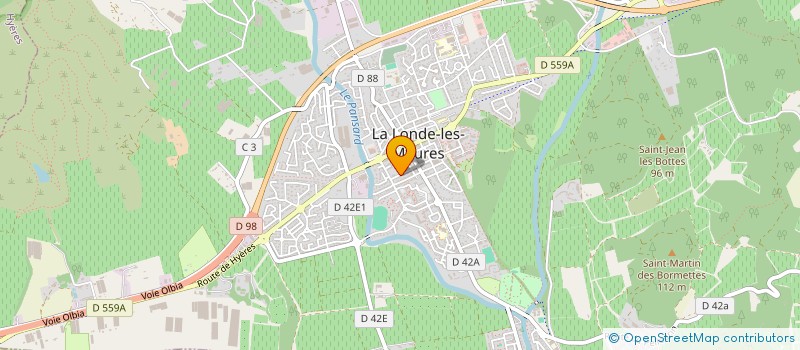 localisation de l'entreprise MONSIEUR JACQUES MARCHAND à LA LONDE LES MAURES
