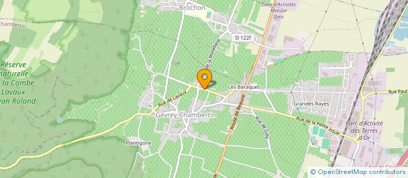 localisation de l'entreprise MONSIEUR JACQUES MARCHAND  GEVREY-CHAMBERTIN