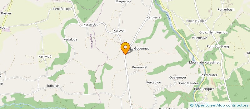 localisation de l'entreprise MONSIEUR JACQUES MARCHAND  SAINT-ADRIEN