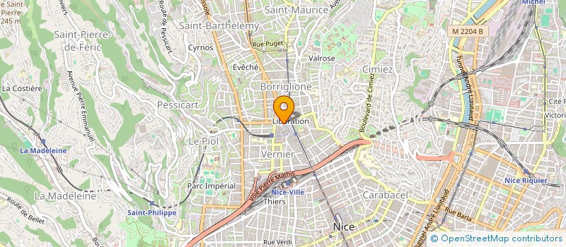 localisation de l'entreprise MONSIEUR JACQUES MARCOU à NICE