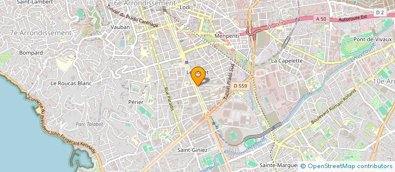 localisation de l'entreprise MONSIEUR JACQUES MARCY  MARSEILLE