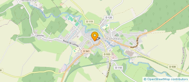 localisation de l'entreprise MONSIEUR JACQUES MARECHAL à AUXI-LE-CHATEAU
