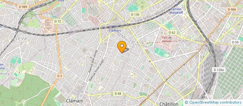localisation de l'entreprise MONSIEUR JACQUES MARGRAF à CLAMART