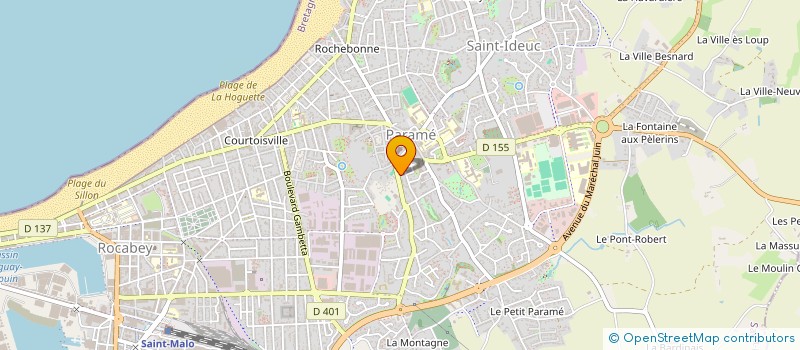 localisation de l'entreprise MONSIEUR JACQUES MARGUERITTE  SAINT-MALO