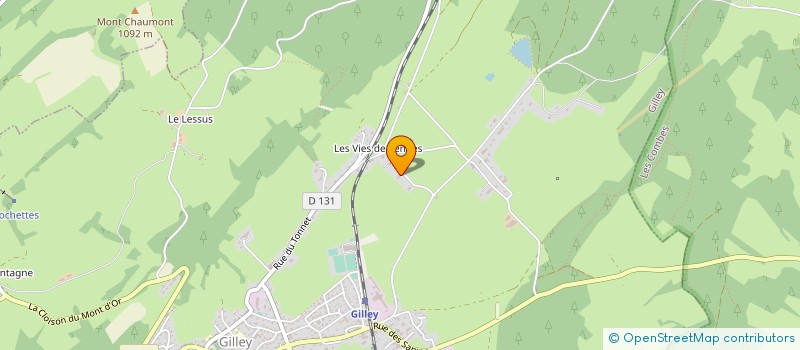 localisation de l'entreprise MONSIEUR JACQUES MARGUET  GILLEY