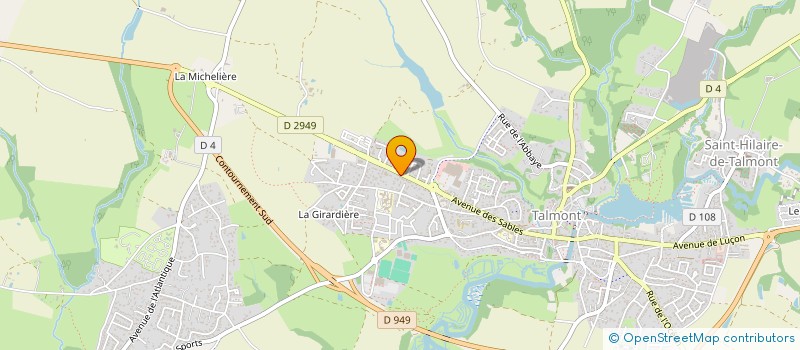 localisation de l'entreprise MONSIEUR JACQUES MARIA à LES SABLES-D'OLONNE