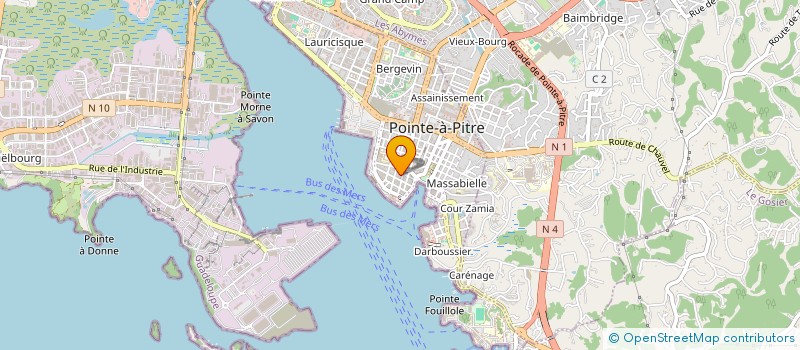 localisation de l'entreprise MONSIEUR JACQUES MARIANNE à POINTE-A-PITRE