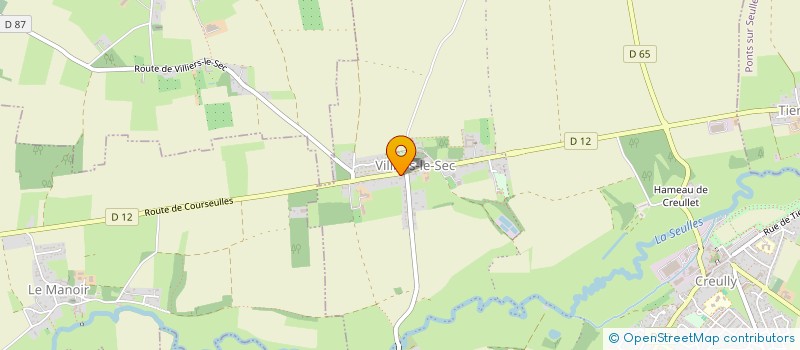 localisation de l'entreprise MONSIEUR JACQUES MARIE  CREULLY SUR SEULLES