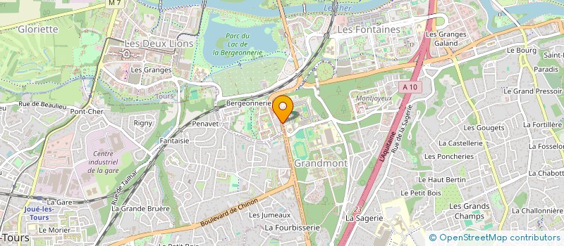 localisation de l'entreprise MONSIEUR JACQUES-MARIE MAJOU DE LA DEBUTRIE  TOURS