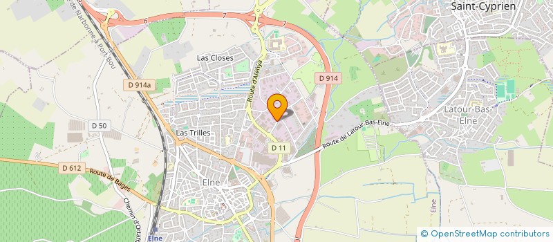 localisation de l'entreprise MONSIEUR JACQUES MARINACH  ELNE