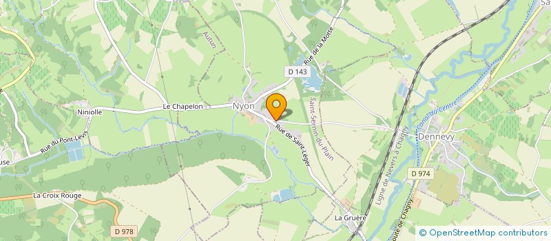 localisation de l'entreprise MONSIEUR JACQUES MARINOT à SAINT-SERNIN-DU-PLAIN