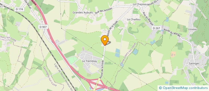 localisation de l'entreprise MONSIEUR JACQUES MARIOLLES  FOURCHAMBAULT