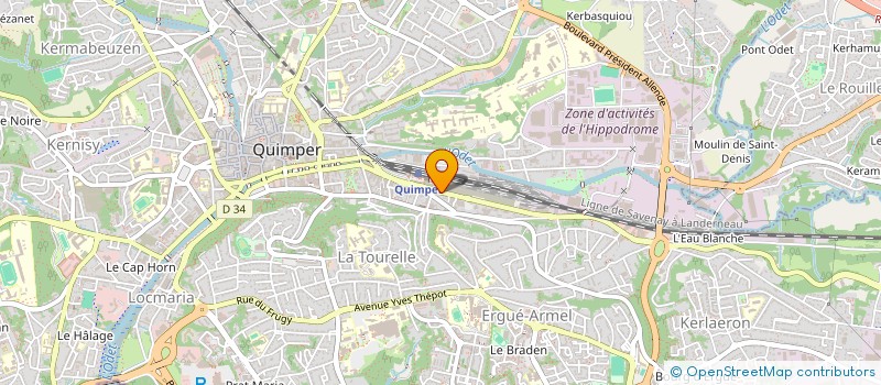 localisation de l'entreprise MONSIEUR JACQUES MARIYANAYAGAM à QUIMPER