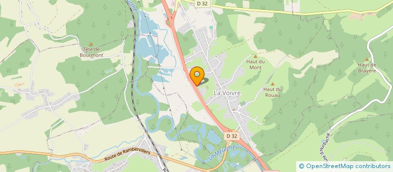 localisation de l'entreprise MONSIEUR JACQUES MARKEY  LA VOIVRE