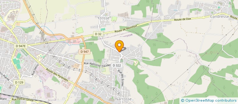 localisation de l'entreprise MONSIEUR JACQUES MARLIER  NARROSSE