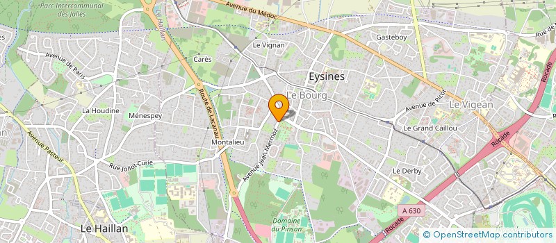 localisation de l'entreprise MONSIEUR JACQUES MARMIESSE à EYSINES