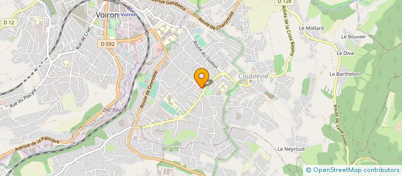 localisation de l'entreprise MONSIEUR JACQUES MARON  COUBLEVIE